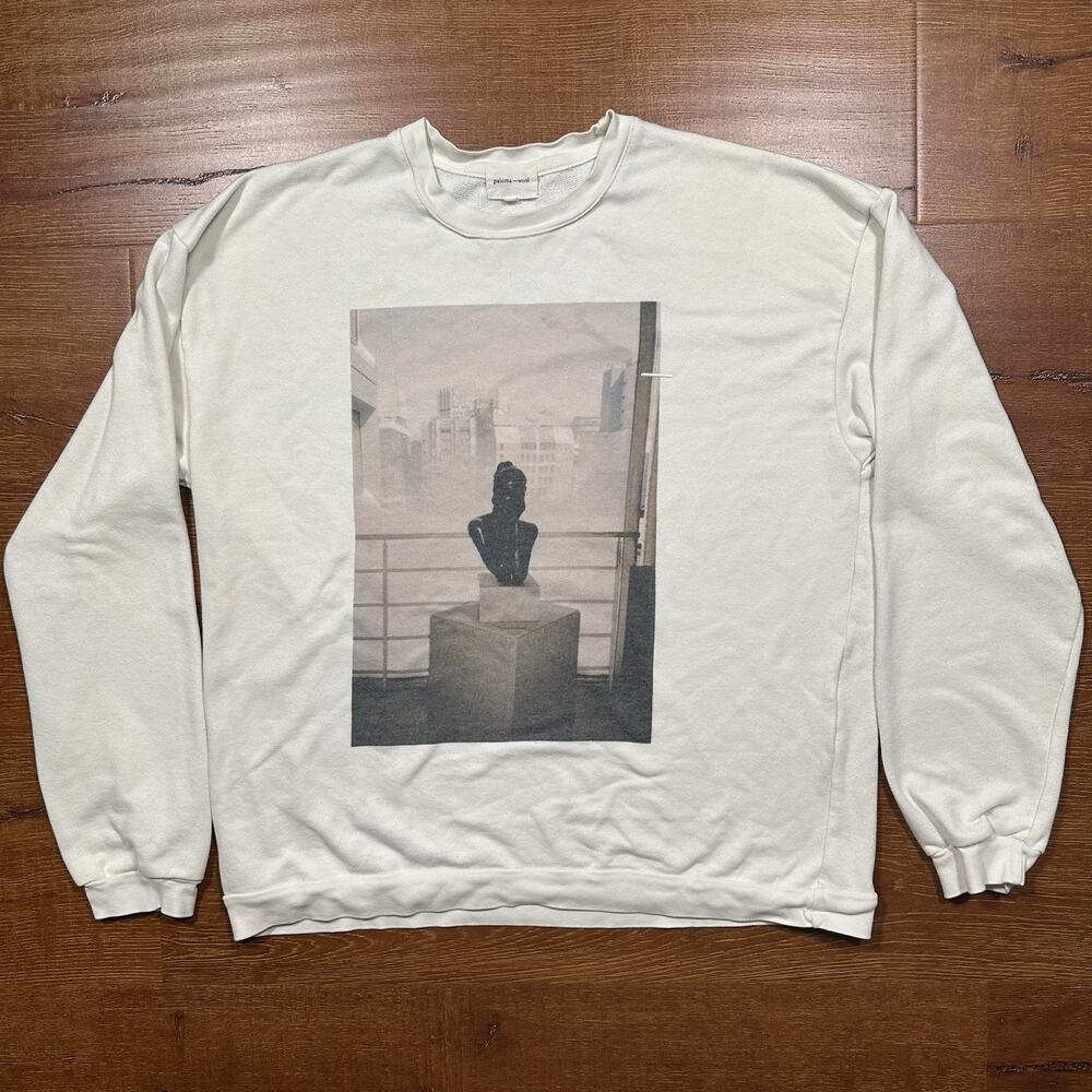 Paloma Wool Sweater Womens XL White Sweatshirt Limited Edition Rare 1 Of 50